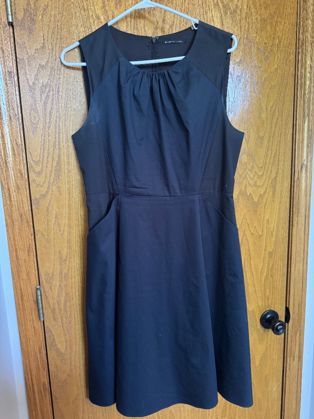 Navy and black Tahari Dress *with pockets!*